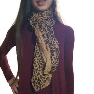 2/$30 Cheetah Print Scarf